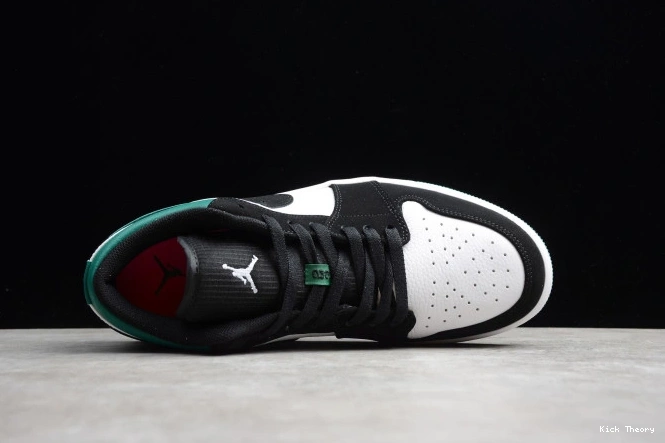 Kicked Out Shoe Store Mystic 1 Low Jordan Black White Green Air 553558-113 0804